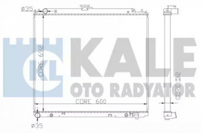 KALE OTO RADYATOR 370600 -  Радиатор, охлаждение двигателя